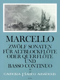 MARCELLO B. - SONATAS (12) OP.2/3 FLAUTA DE PICO (7-9)